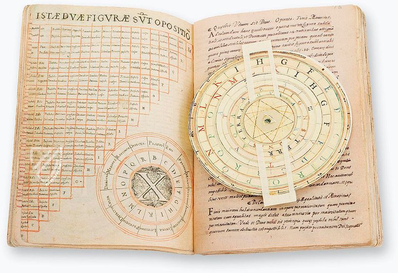 Facsímil de 'Ars magna', de Ramon Llull