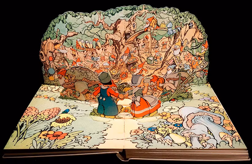 Un libro de Blue Ribbon publicado en la década de 1930