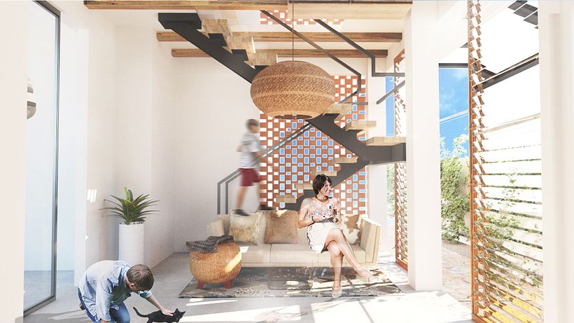 The H House Extension Project - Living Room -1