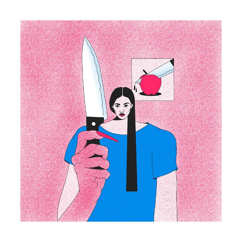 Esta impresión en risógrafo fue creada para S.A.R.A en México. Ulises Mendicutty