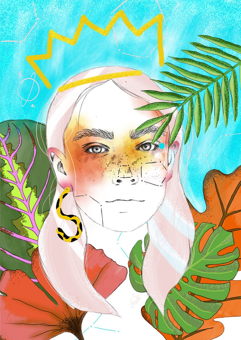 Mi Proyecto del curso: Retrato con lápiz, técnicas de color y Photoshop 0