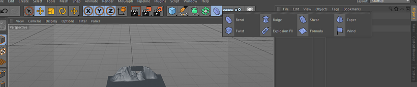 Problema Cinema 4d objeto primitivo no visible 1