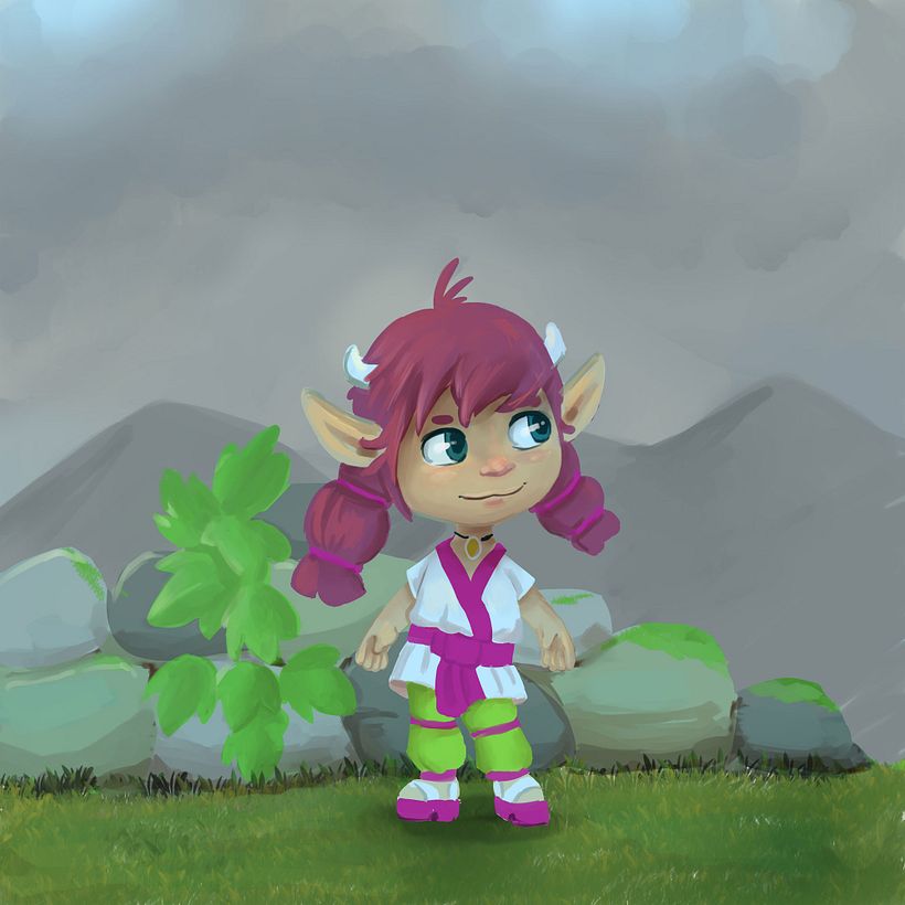 Mi Proyecto del curso: Principios de iluminación para pintura digital 1