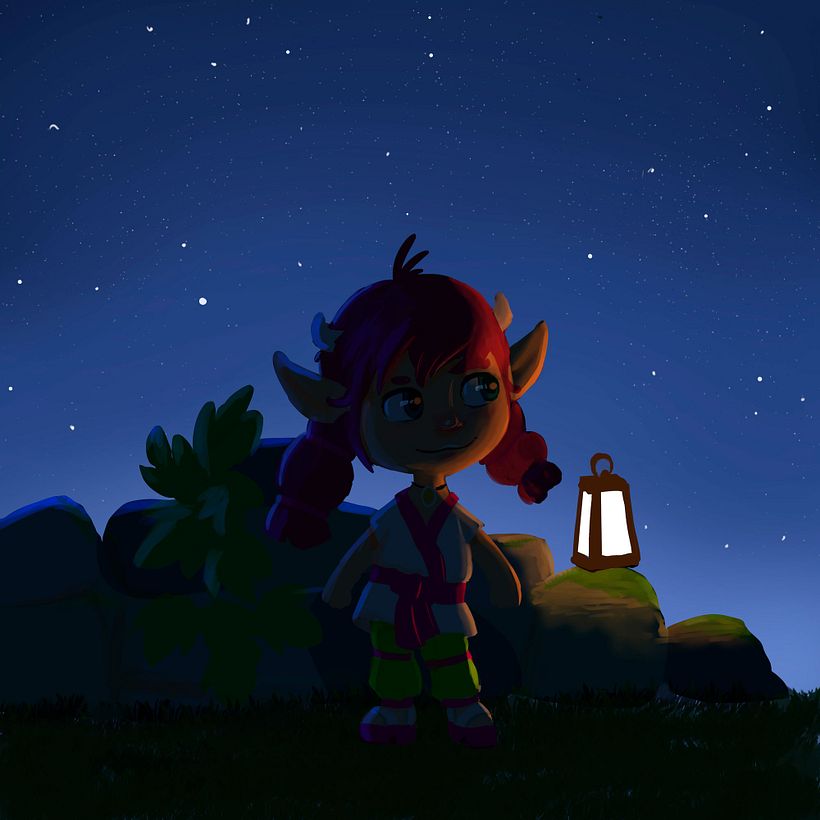 Mi Proyecto del curso: Principios de iluminación para pintura digital 2