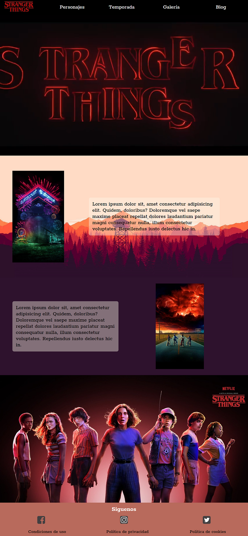 Mi Proyecto del curso: Técnicas de desarrollo web con HTML5 y CSS3 0
