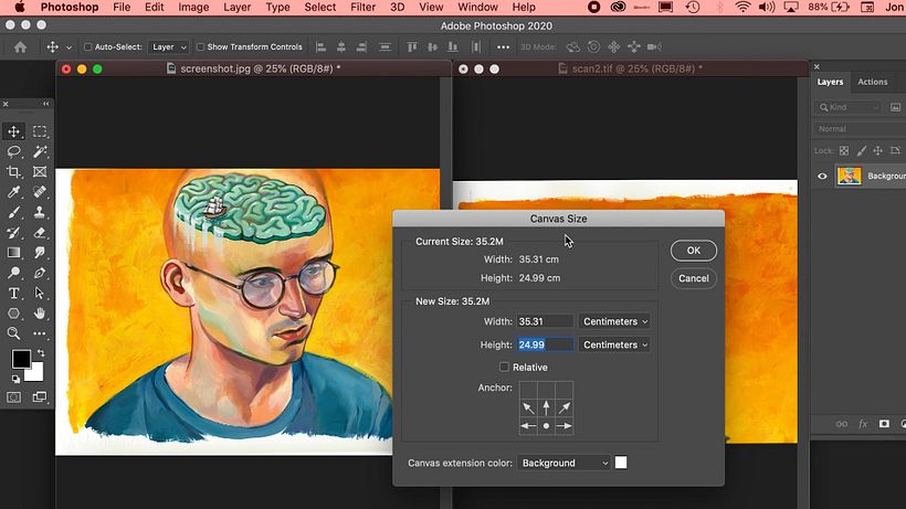 Photoshop Tutorial: How To Scan and Adjust Your Final Artwork 7