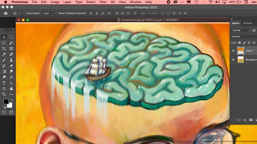 Photoshop Tutorial: How To Scan and Adjust Your Final Artwork 10