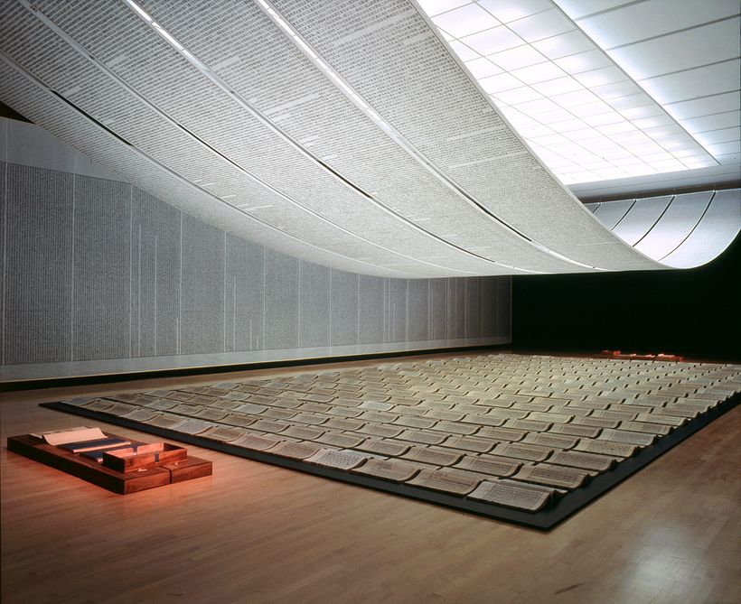 Book from the Sky in Canada’s National Gallery, Xu Bing