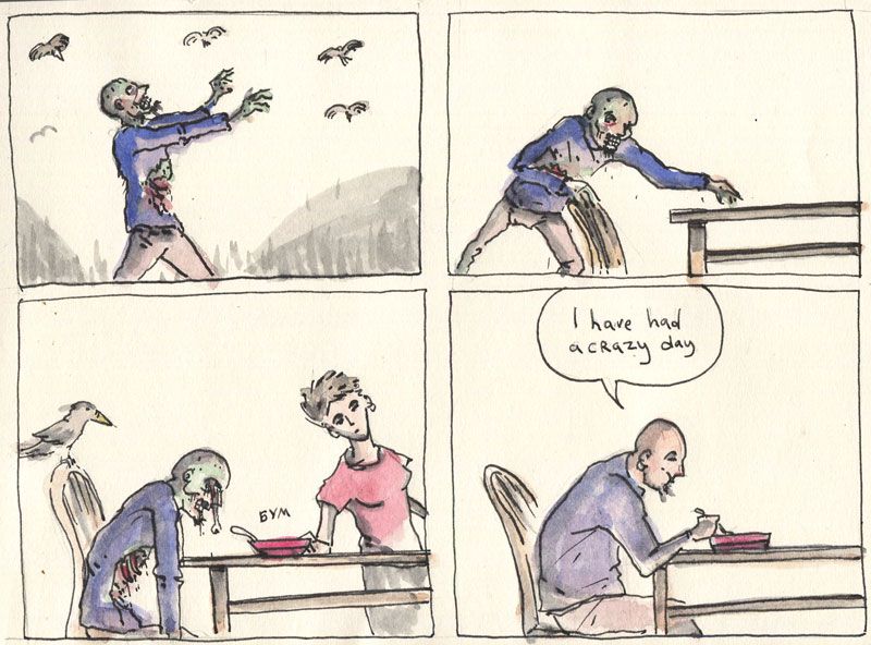 My project in Introduction to Autobiographical Comics course 0