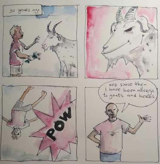 My project in Introduction to Autobiographical Comics course 1