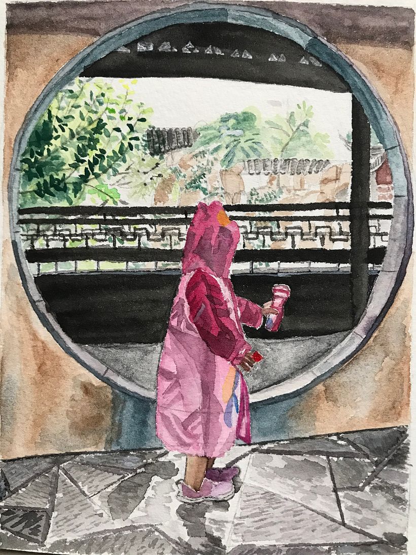 My project in Architectural Sketching with Watercolor and Ink course -1