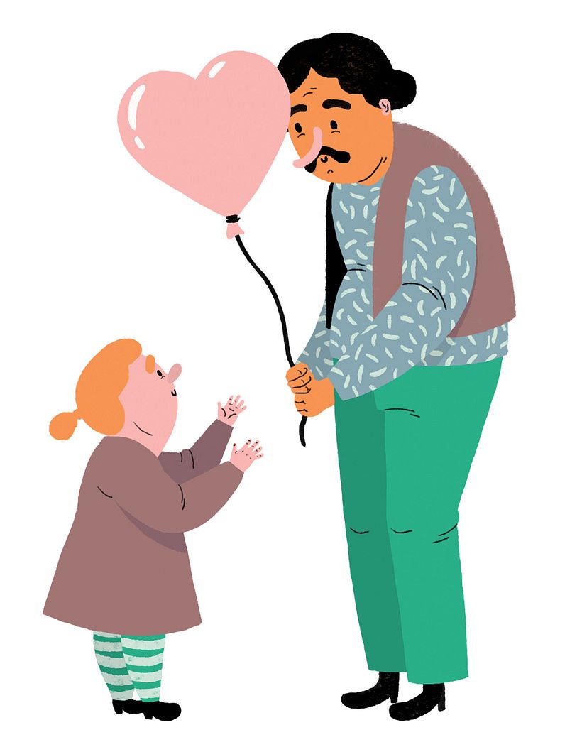 Editorial illustrations: Modern Psykologi 5