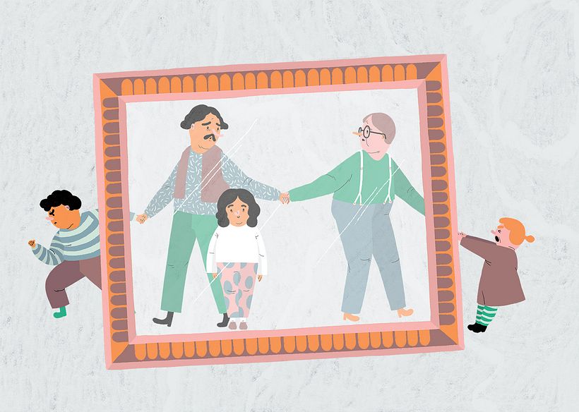 Editorial illustrations: Modern Psykologi 1