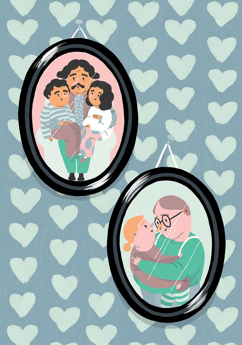 Editorial illustrations: Modern Psykologi 3