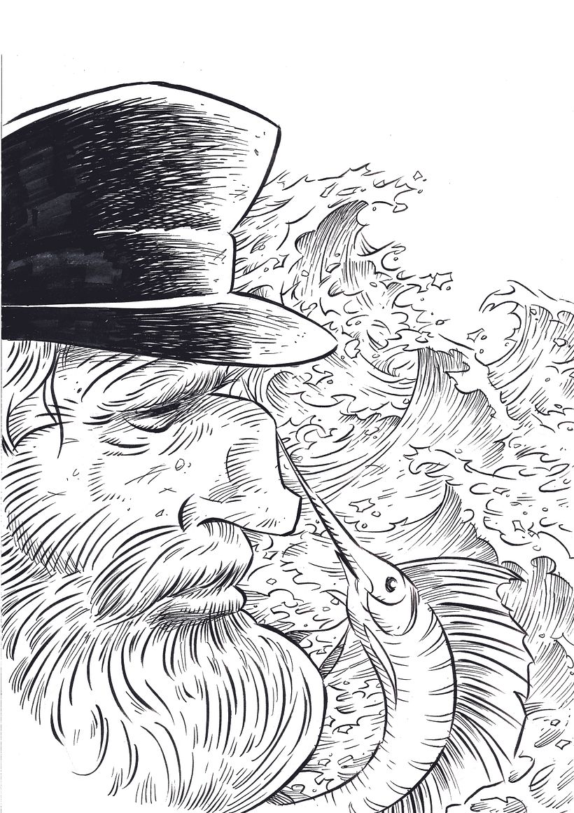 Capa del dibujo para trabajar en Photoshop
