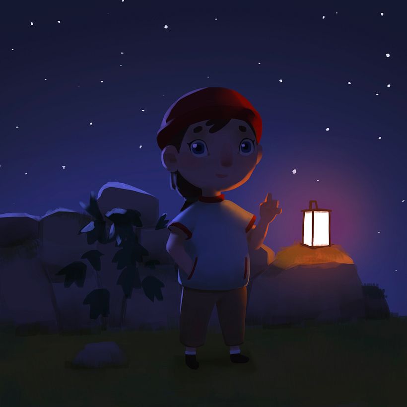 My project in Lighting Principles for Digital Painting course 3