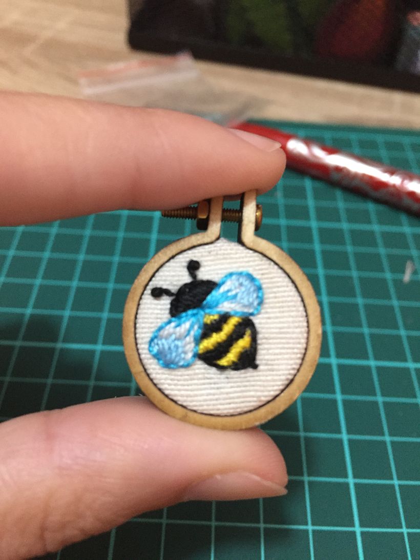 Mi Proyecto del curso: Técnicas de bordado en miniatura 0