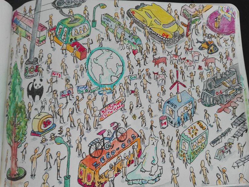 My project in The Art of Sketching: Transform Your Doodles into Art course 8