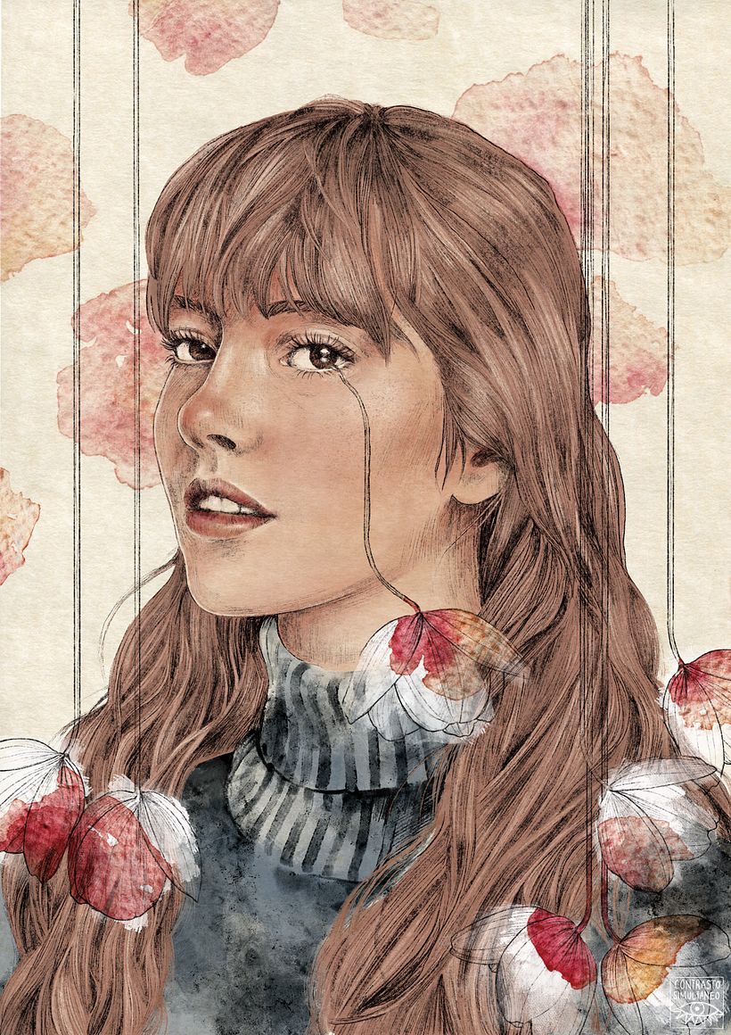 My project in Illustrated Portraits with Procreate course -1