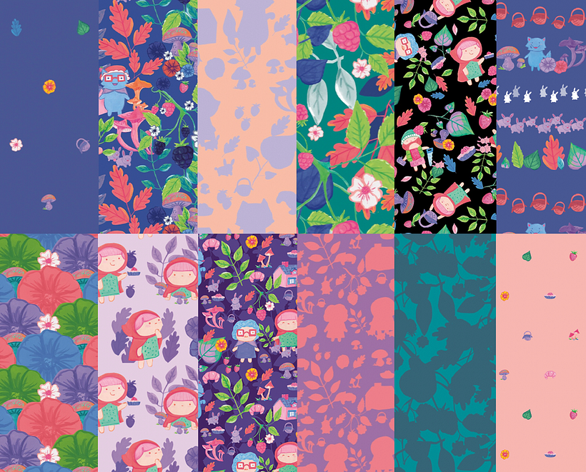 My project in Illustrated Pattern Design course 3