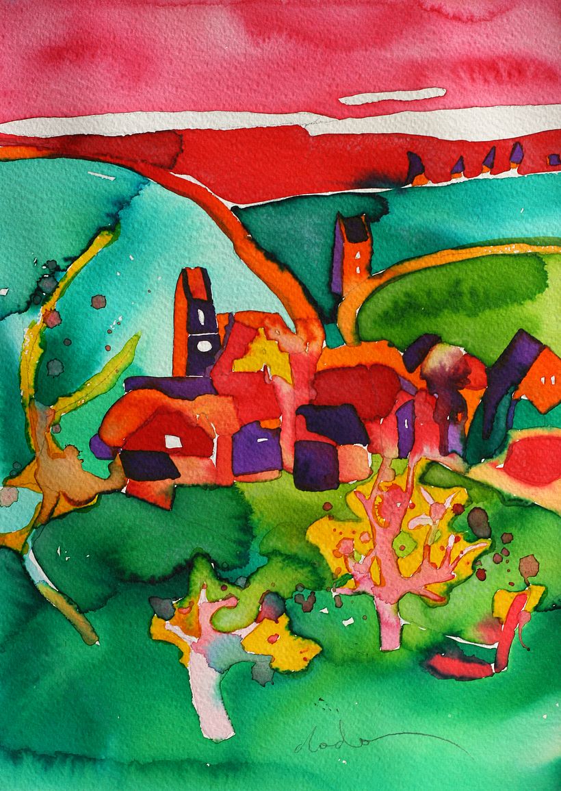 Aquarelle on paper