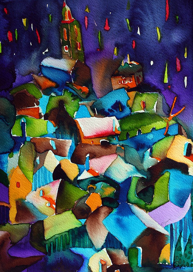 Aquarelle on paper