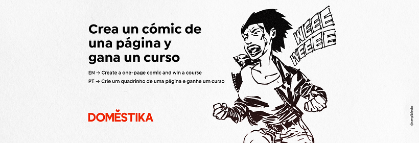 Concurso: Crea un cómic de una página y gana un curso 0