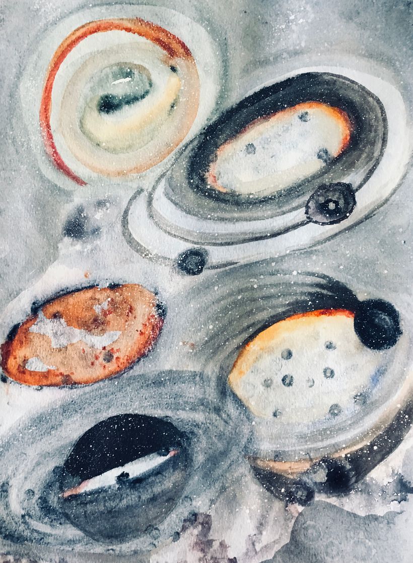 Planets colliding 0