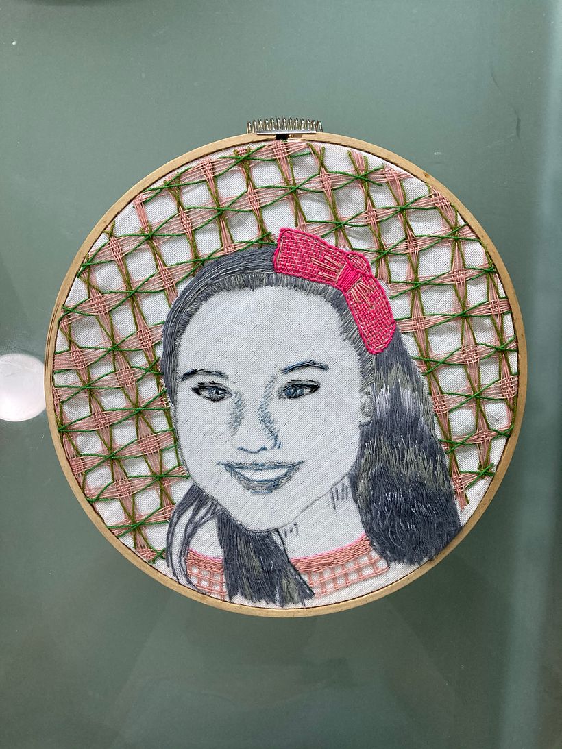 Mi Proyecto del curso: Creación de retratos bordados 1