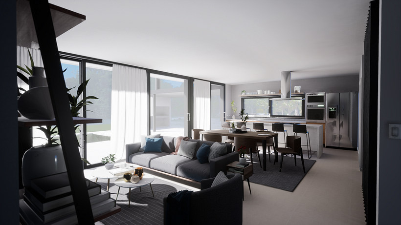 Mi Proyecto del curso: Infoarquitectura de interiores con Unreal Engine 4 1