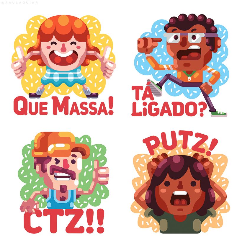 Sticker pack ‘De Boa’ para Facebook 0