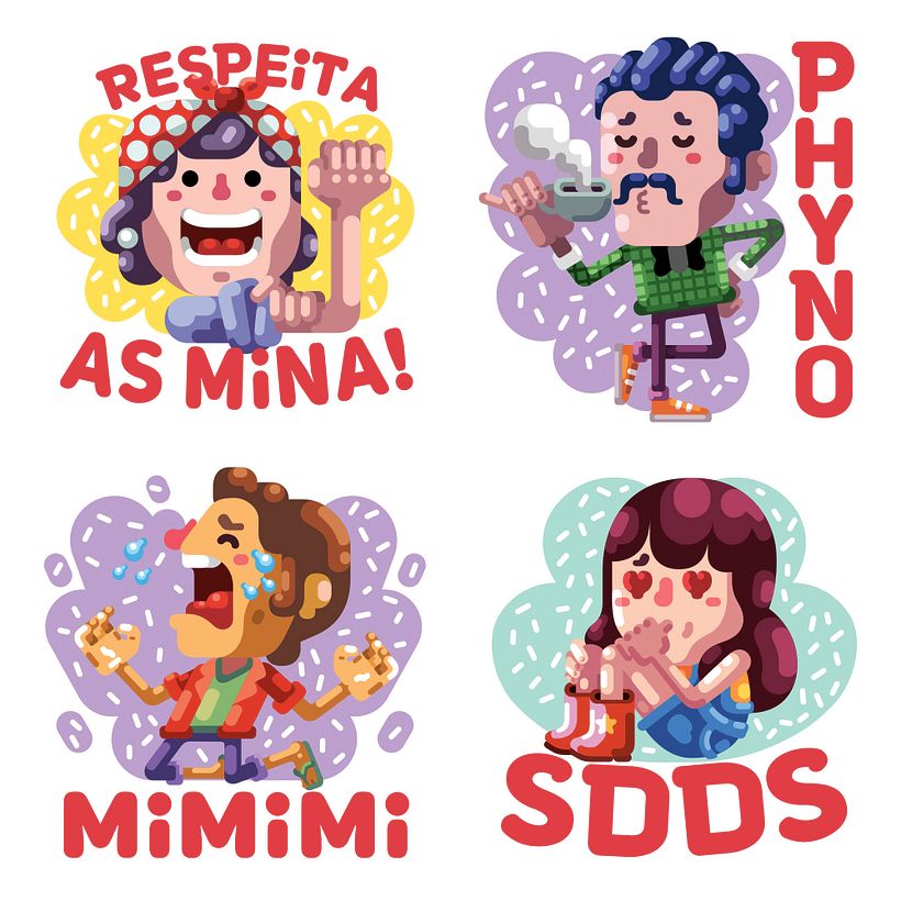 Sticker pack ‘De Boa’ para Facebook 1
