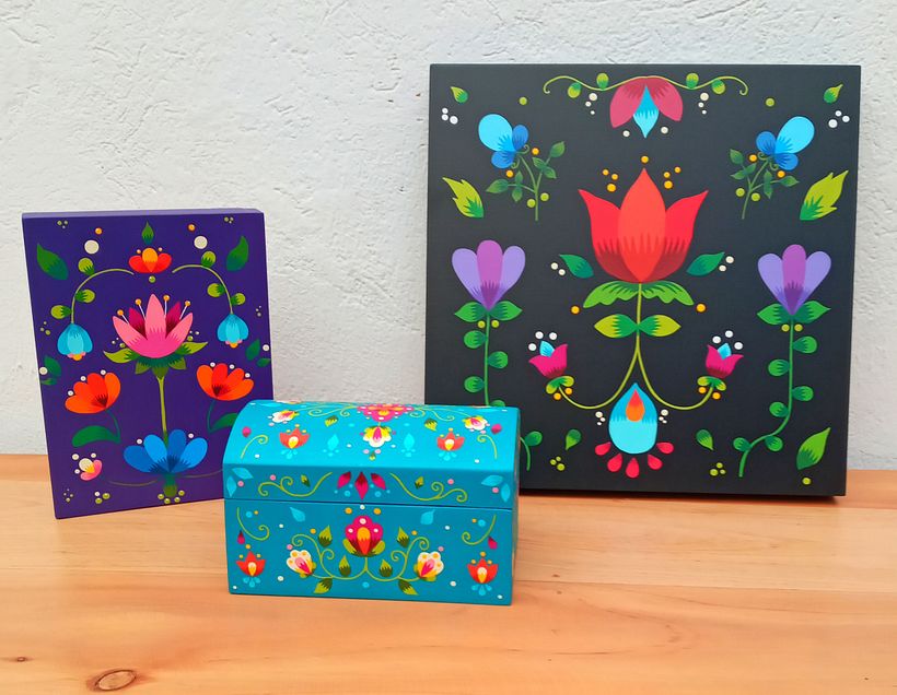 Mi Proyecto del curso: Introducción a la ilustración floral con acrílico 0