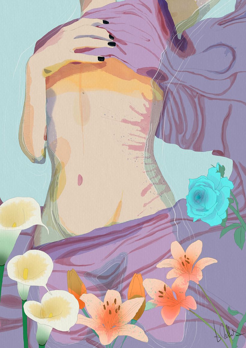 sumergido en mis pensamientos; la sensación del agua siempre me da paz.