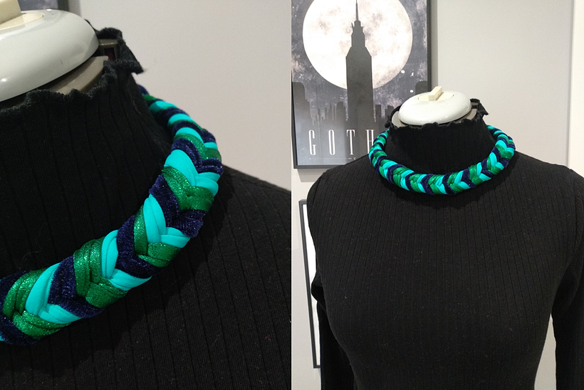 Mi Proyecto del curso: Creación de joyería textil 1