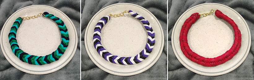 Mi Proyecto del curso: Creación de joyería textil 2