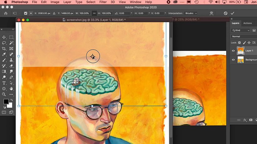 Tutorial Photoshop: cómo escanear y ajustar arte final 9