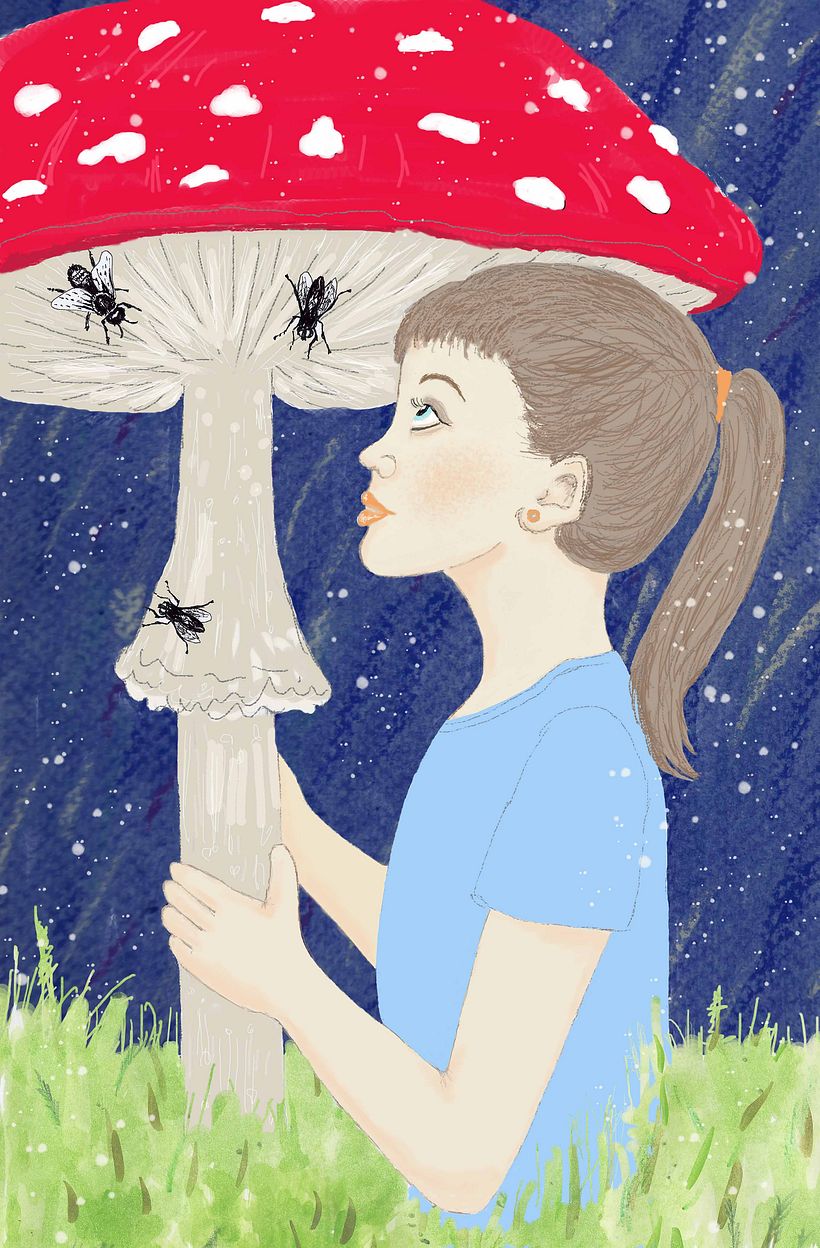 My project in Illustration Using Mixed Techniques: Fantastic Binomials course -1