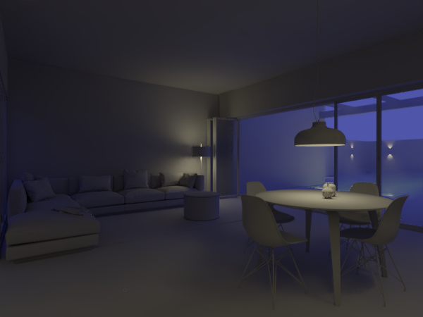 Prueba noctura interior