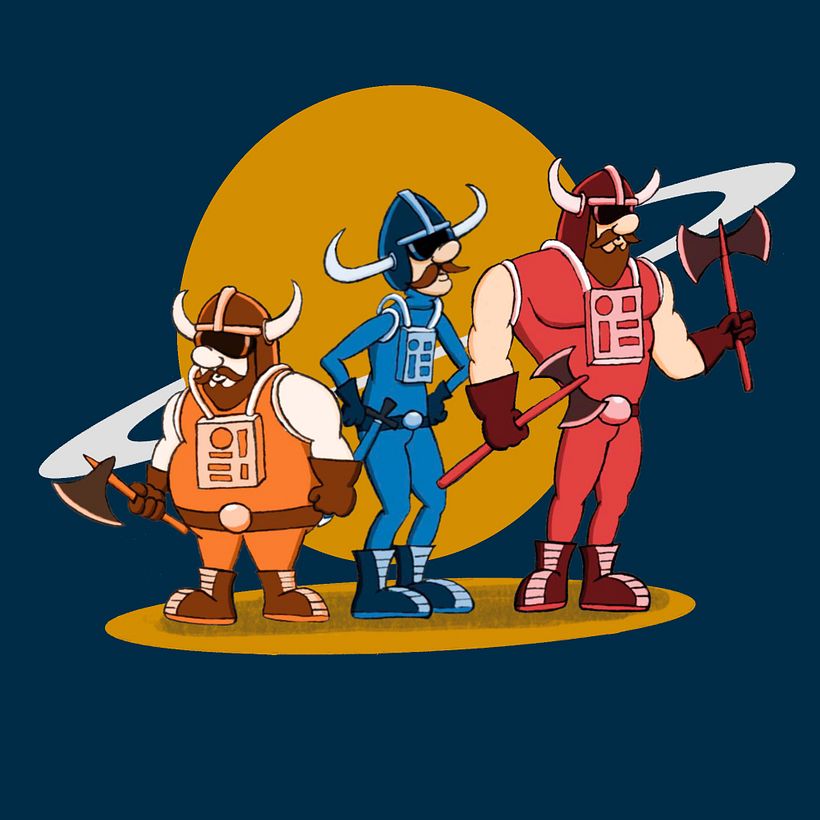 Fábrica de personajes ilustrados: Los 3 Vikingos Galácticos 0