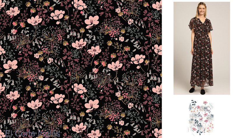 Estampado textil para Southern Cotton.