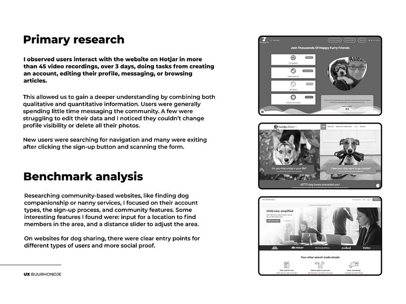 User experience overhaul for dog sharing community to improve homepage conversion and the registration process 1