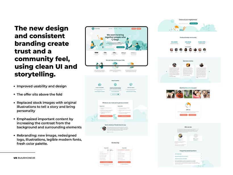 User experience overhaul for dog sharing community to improve homepage conversion and the registration process 9
