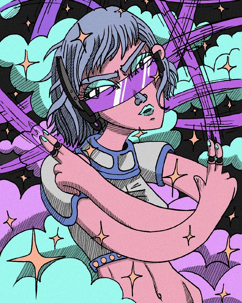 Cosmic Girl_Illustration 0