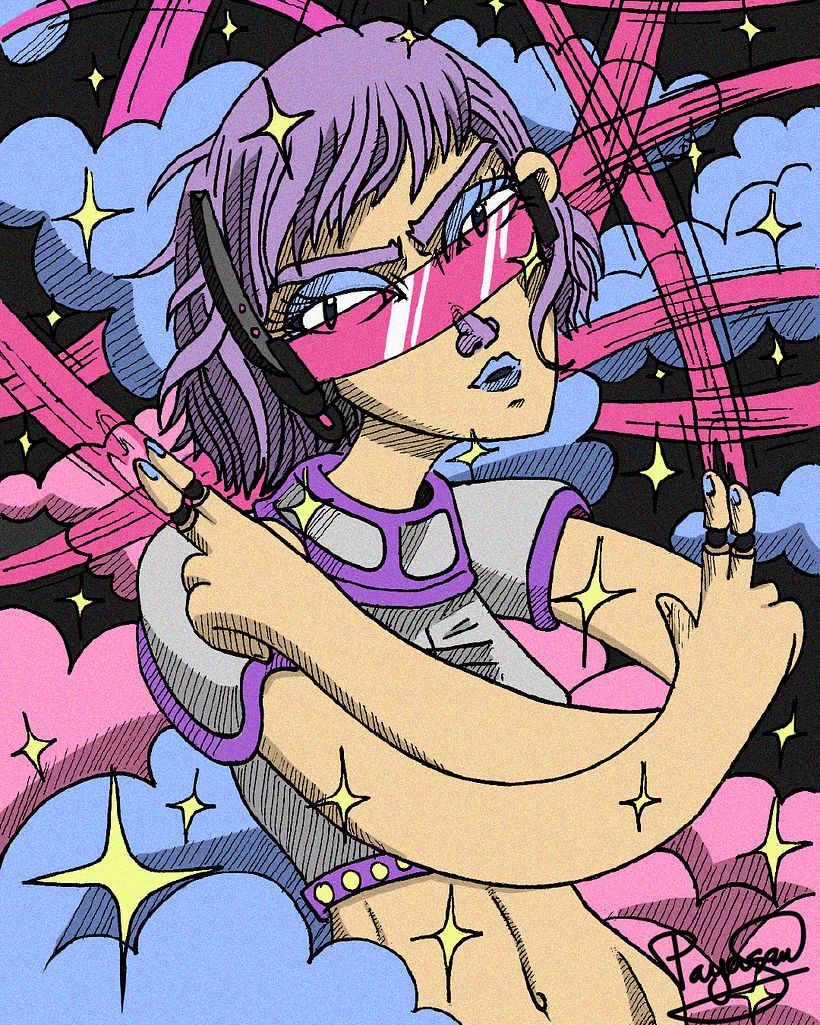 Cosmic Girl_Illustration 0