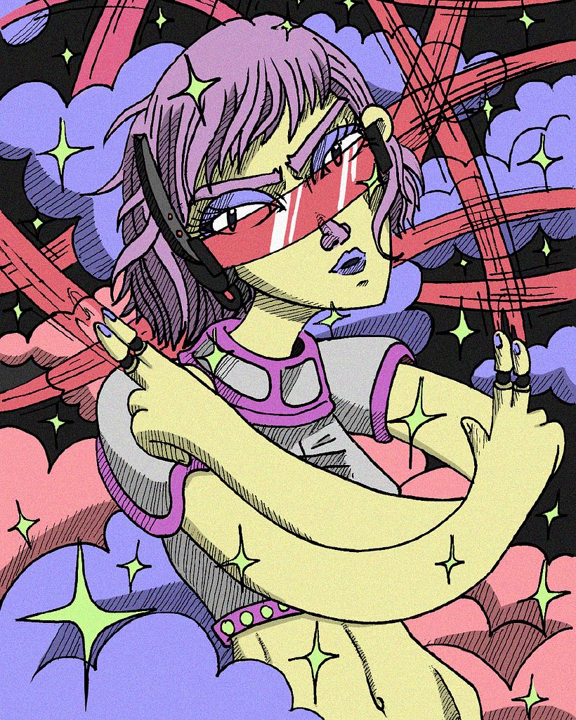 Cosmic Girl_Illustration 1
