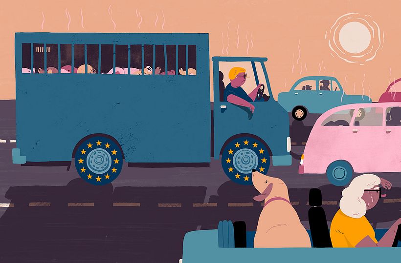 Editorial illustration: Djurens Rätt 2