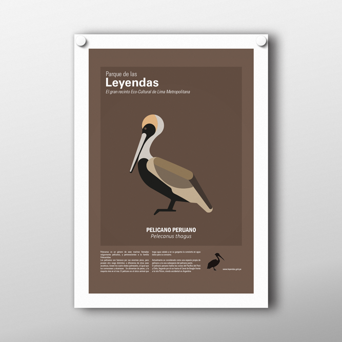 Ejemplo cartel informativo - Parque las Leyendas