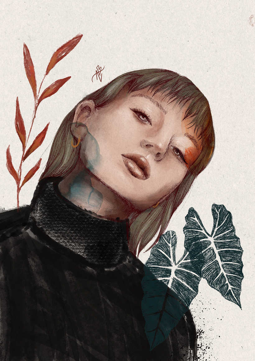 adorei fazer esse projeto! Me ajudou muito a entender melhor como usar os pinceis e criar texturas no procreate, obrigada