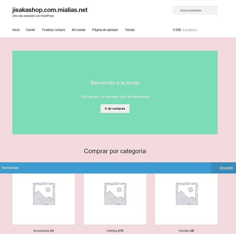 Mi Proyecto del curso: Creación de una tienda online en WordPress 0
